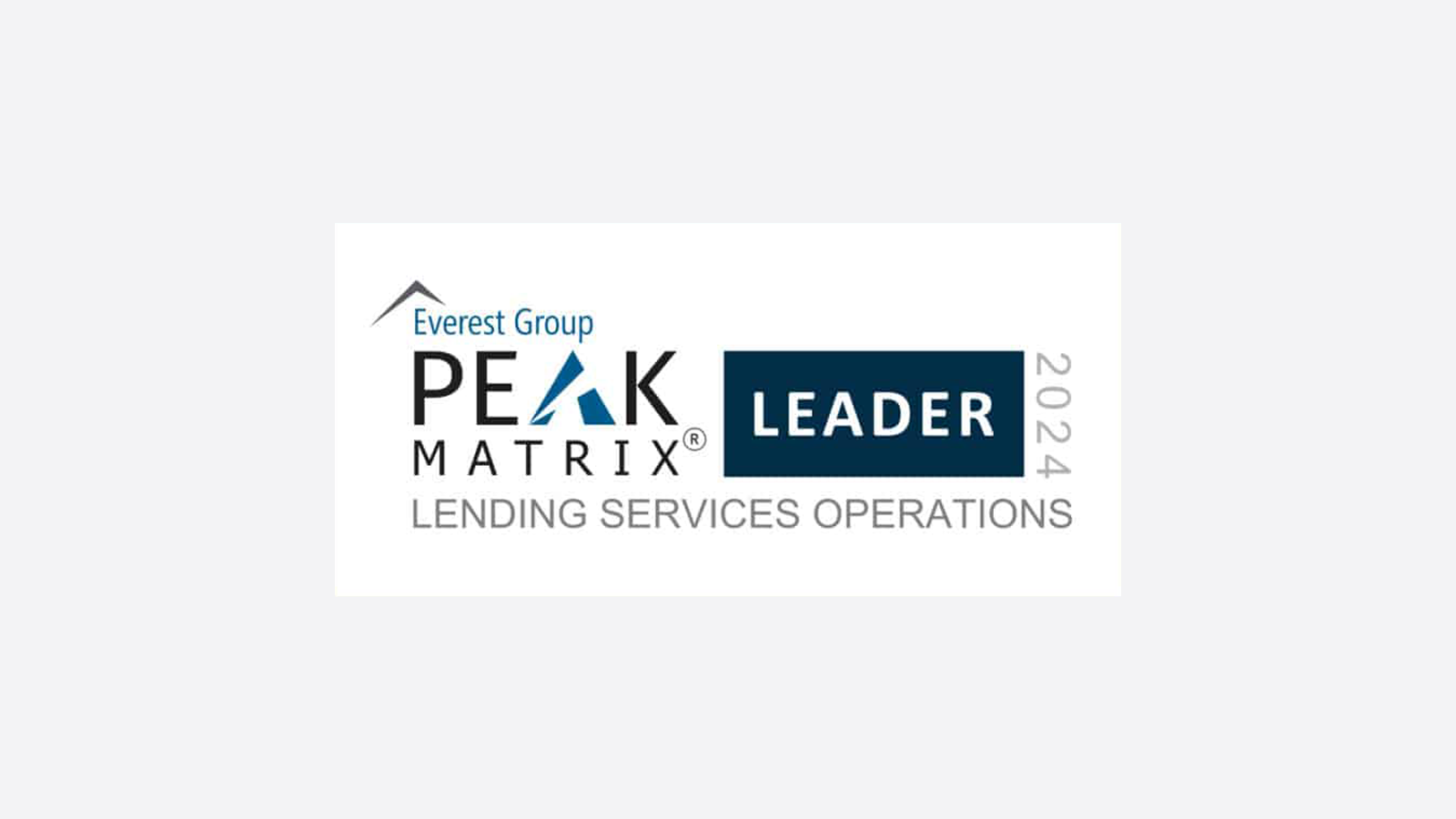 Global Leader in Lending Services PEAK Matrix® Assessment, 2024